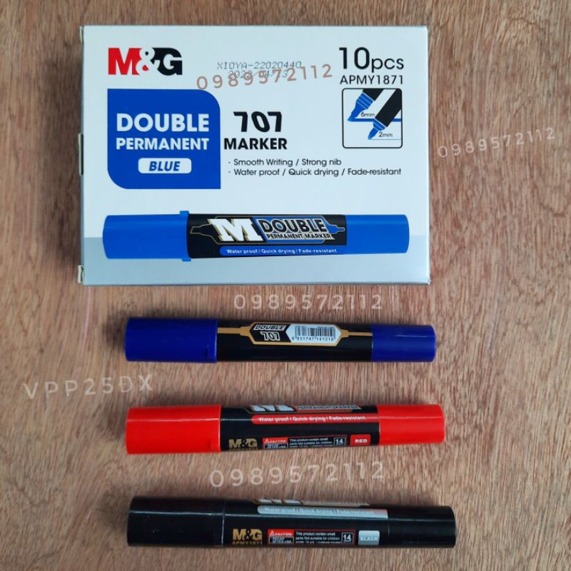 Bút lông dầu 2 đầu M&G 707 .