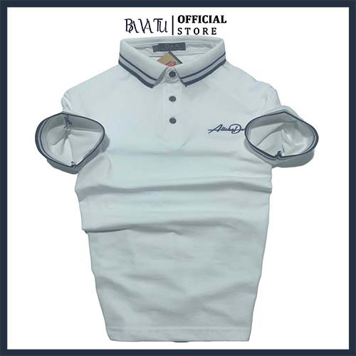 Áo polo nam chữ ký BAVATU hàng thiết kế chất liệu vải thun cotton mát mịn chống nhăn thấm hút mồ hôi mặc siêu mát | BigBuy360 - bigbuy360.vn