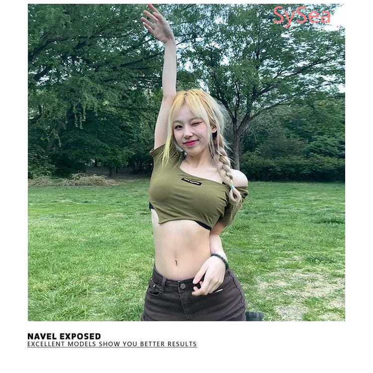 Áo Croptop Thiết Kế Độc Đáo Thời Trang Mùa Hè Quyến Rũ Cho Nữ