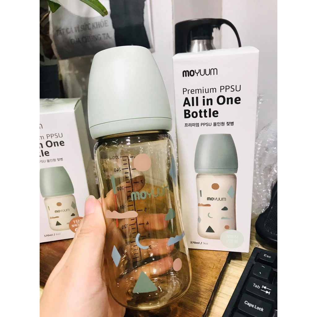 Bình sữa Moyuum 170ml 270ml chuẩn hãng