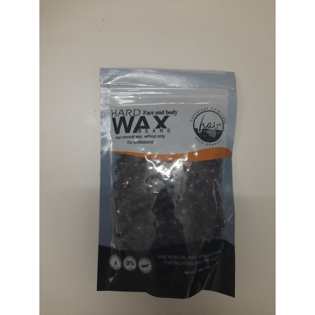 Sáp wax lông nóng hình hạt đậu 100g Wax Bean Cao Cấp chuyên dụng tẩy lông toàn thân, tay, chân, bikini, ria mép