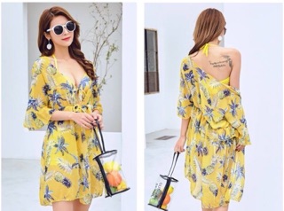 Bikini set 3_ hoạ tiết hoa rực rỡ