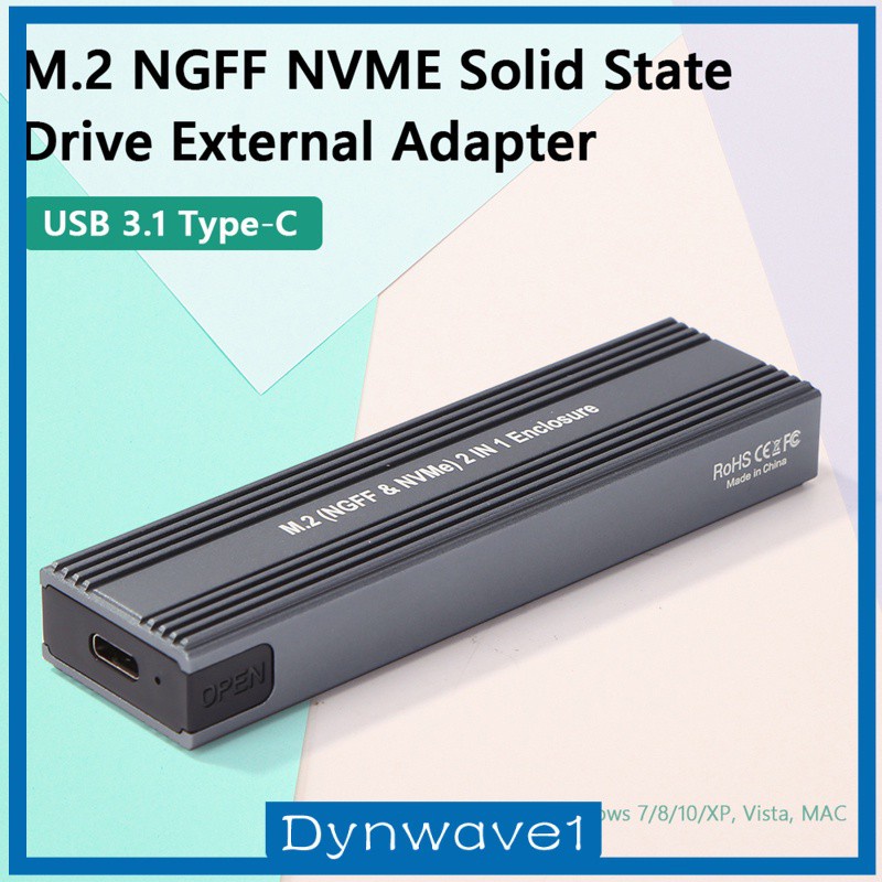 [DYNWAVE1] Hard Drive Box M2 SATA SSD to USB 3.0 SSD Disk External Enclosure Adapter