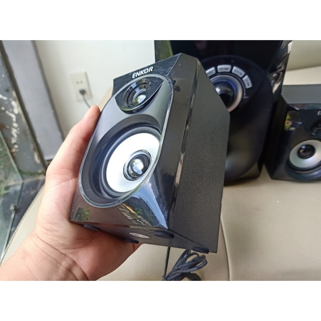 Loa vi tính Bluetooth Enkor R228 - 2.1 - Hàng Trưng Bày Chính Hãng