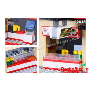 Lắp ráp Cities Lắp ráp Nhà ga xe lửa 02015 - 456 chi tiết