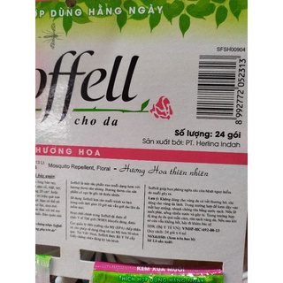kem thoa chống muỗi sofell gói 6ml