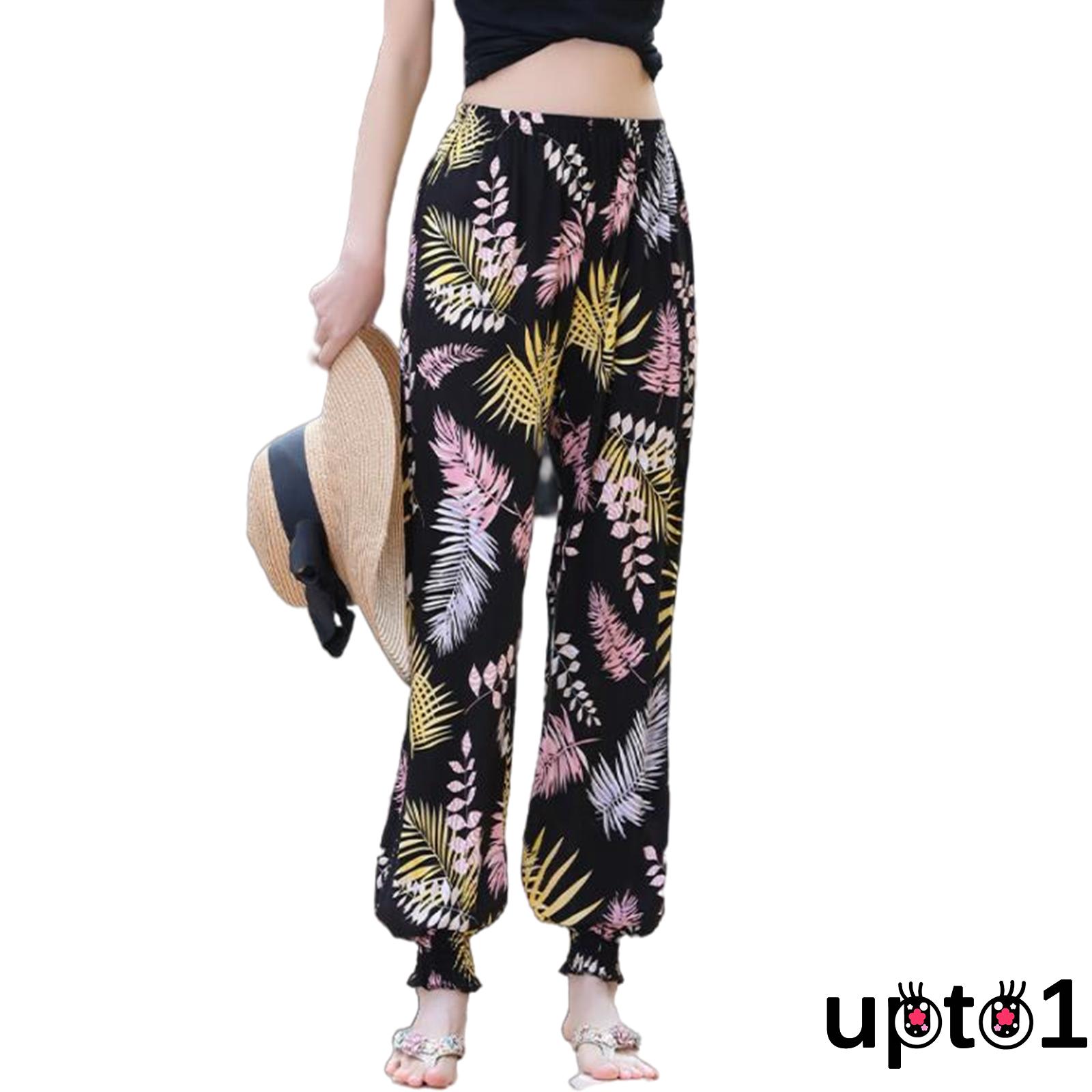 Quần Dài Lưng Cao Ống Rộng In Họa Tiết Thời Trang Cho Nữ | BigBuy360 - bigbuy360.vn