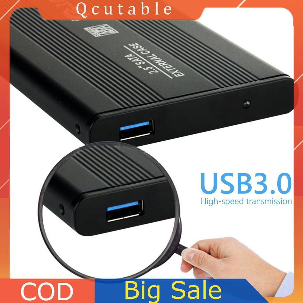 2.5 inch SATA to USB 3.0 Aluminum External HDD SSD Enclosure Tool Free