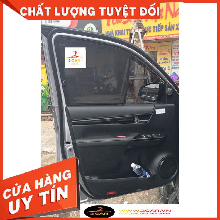 Rèm Che Nắng Xe Toyota Hilux 2008-2014,1016-2018,2019-2021, Rèm Chắn Nắng Xe Hilux  Hàng Loại 1 MR.ÔTÔ - Bảo Hành 2 Năm