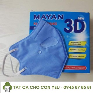 [Hàng Tốt] 1 cái Khẩu trang Mayan 3D pm2.5 [hàng bán lẻ cho khách mua để trải nghiệm chất lượng cao] [loại tốt] TCCCYQ12