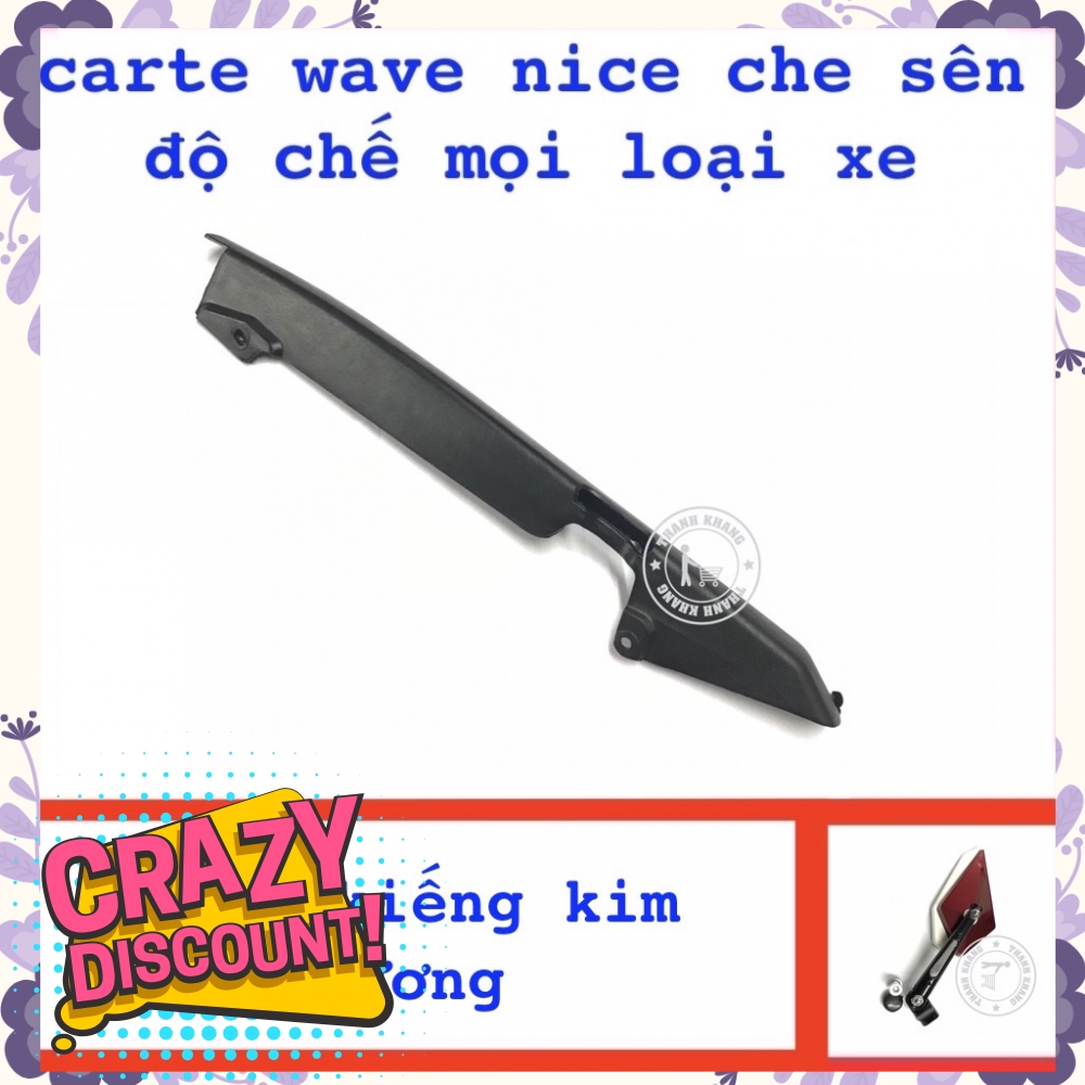 Carte WAVE NICE độ chế cho mọi loại xe tặng kiếng chiếu hậu kim cương màu đỏ Thanh Khang  006000432  006000631