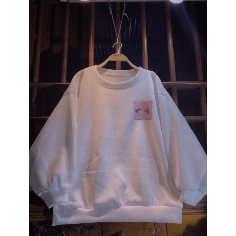 [FREESHIP 50K] Áo sweater nỉ đôi bạn(ảnh thật video tự chụp)-samsam4896 | BigBuy360 - bigbuy360.vn