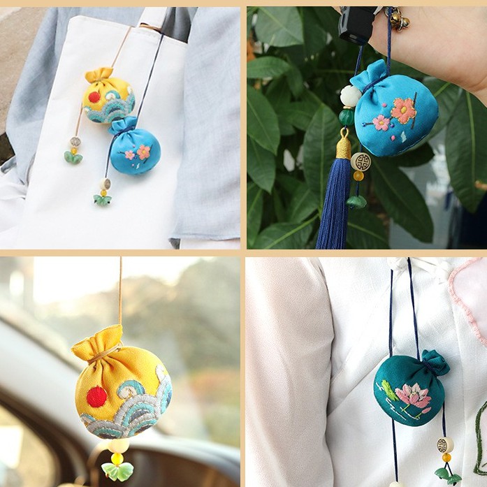 Bộ Dụng Cụ Làm Túi Thơm DIY Treo Trang Trí Nhiều Họa Tiết Độc Đáo