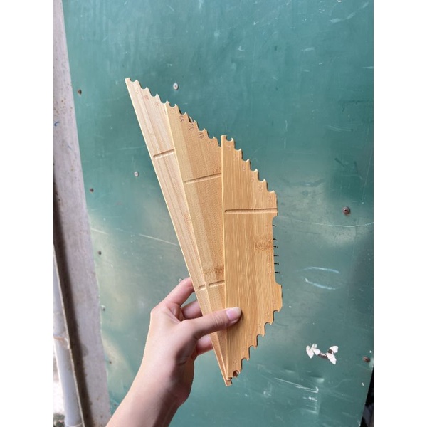 Bộ 3 Chiếc Thước Đo Thẻo Bằng Gỗ Sử Dụng Đo Thẻo Trong Câu Đài 50cm_70cm