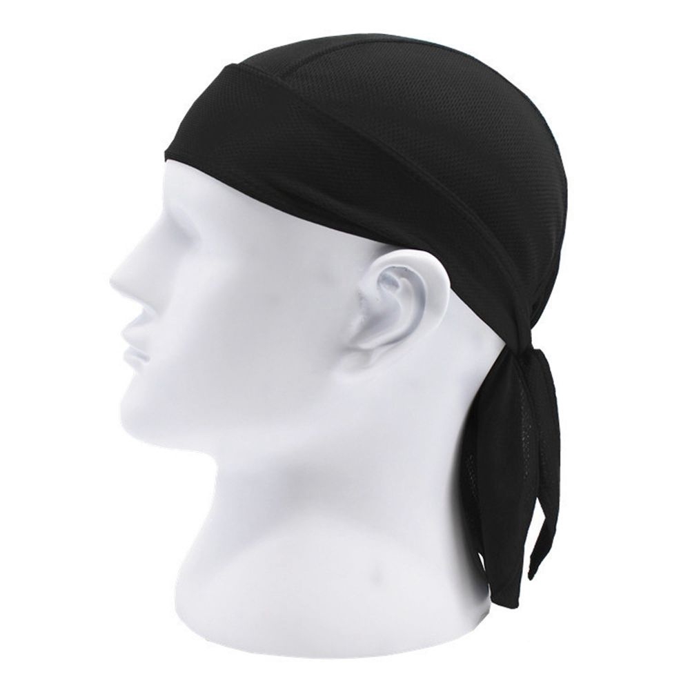 Mũ quấn đầu bandana buộc chặt điều chỉnh màu trơn lái xe mô tô có 16 màu