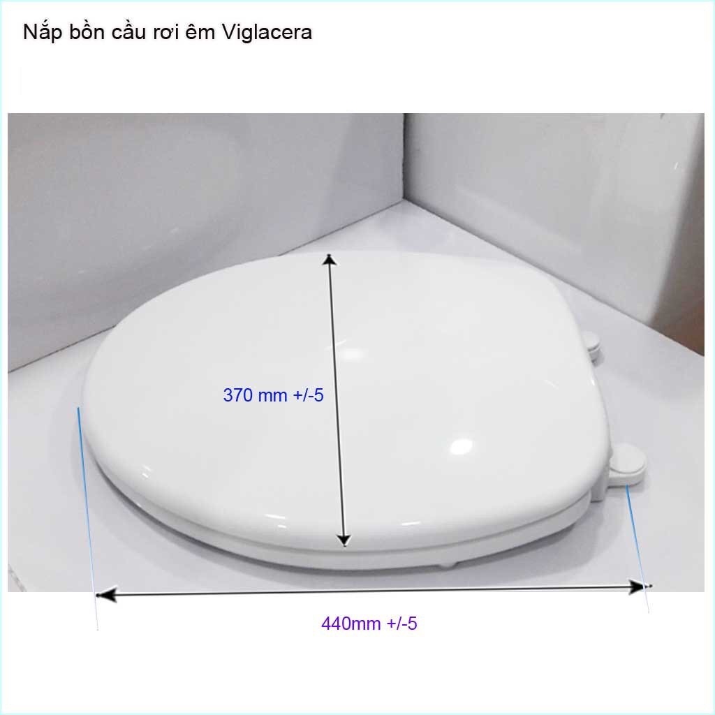 Nắp đậy bồn cầu Viglacera VI66-VI177,VT18M,VI88,VT34 nắp bàn cầu cao cấp dày