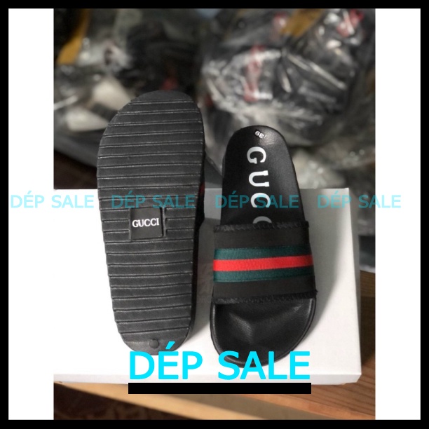 [Sale Dép] Dép nam nữ quai ngang Gucci Lê Bảo Bình