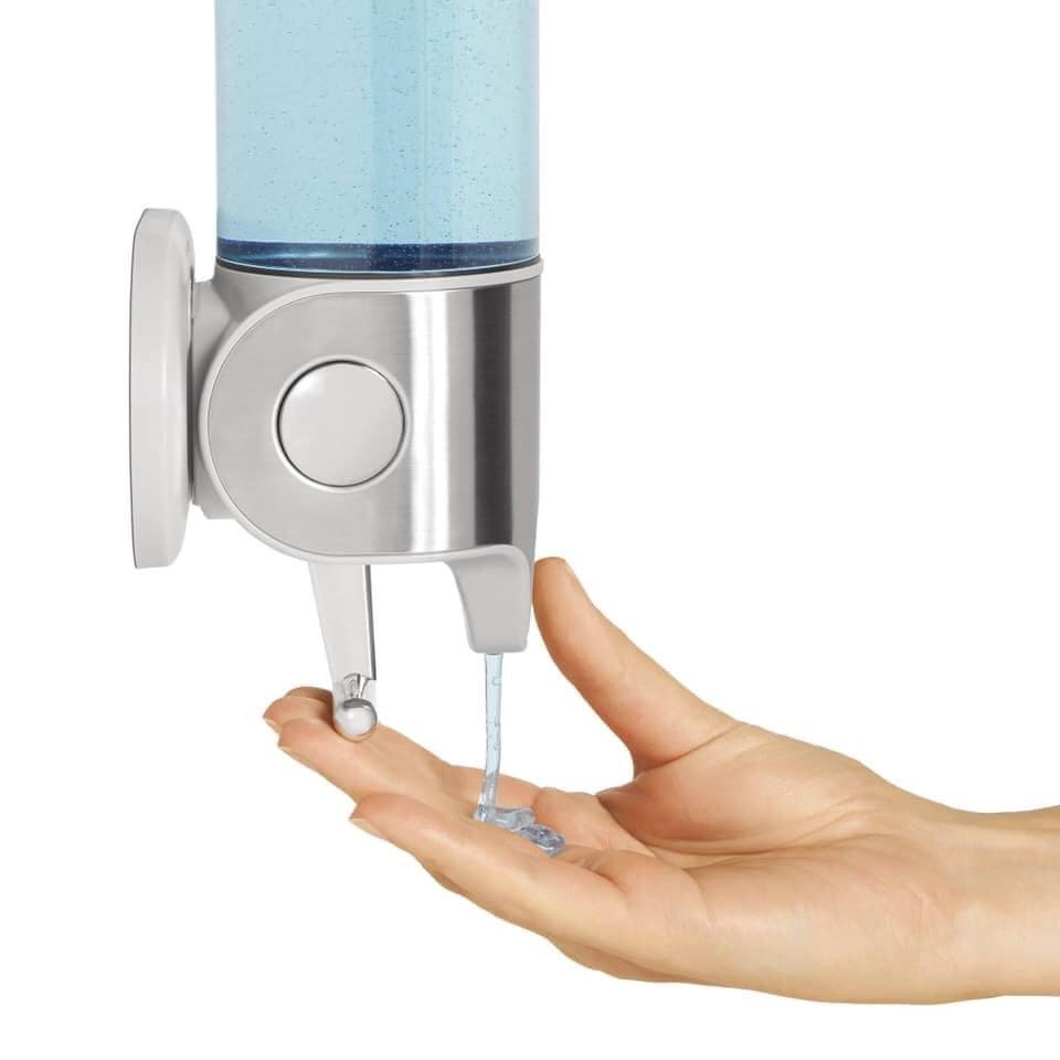 Set 2 bình đựng dầu gội, sữa tắm treo tường cao cấp Simplehuman - Hàng chính hãng Mỹ