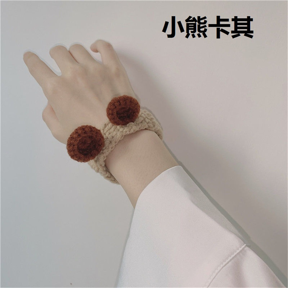 【Xjing1】Vòng Tay Dệt Kim Hình Tai Thỏ/Gấu/Ếch Đáng Yêu Sáng Tạo Cho Cặp Đôi | BigBuy360 - bigbuy360.vn
