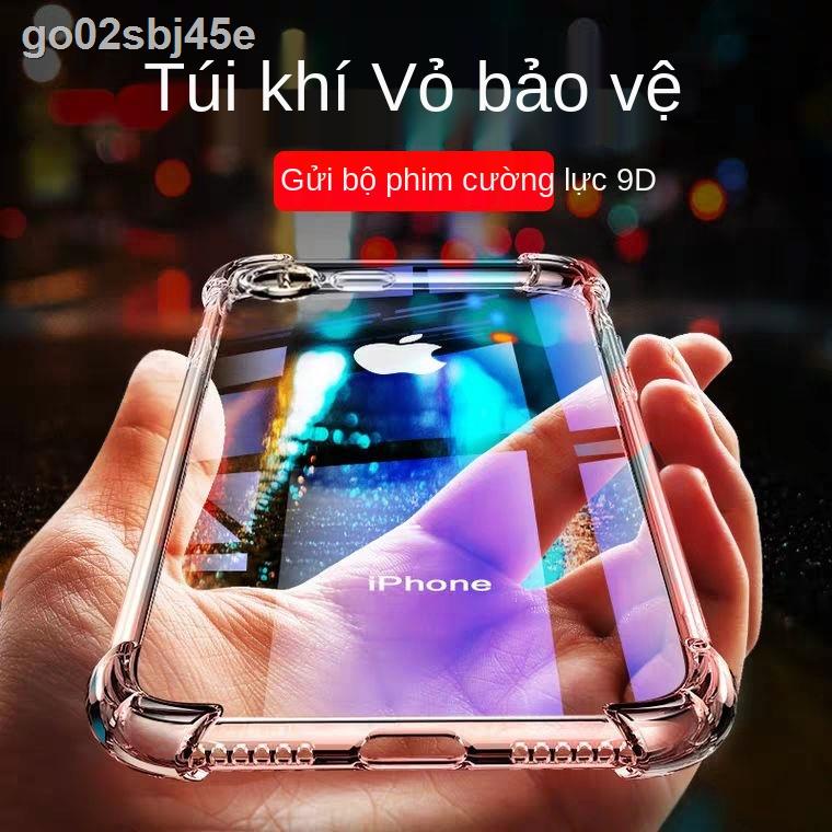 ( rẻ mà chất lượng)Ốp lưng điện thoại di động Apple Xs iphonex / 11 pro 6s 6 nam 8 nữ 7 chống rơi 5 trong suốt Max XR si