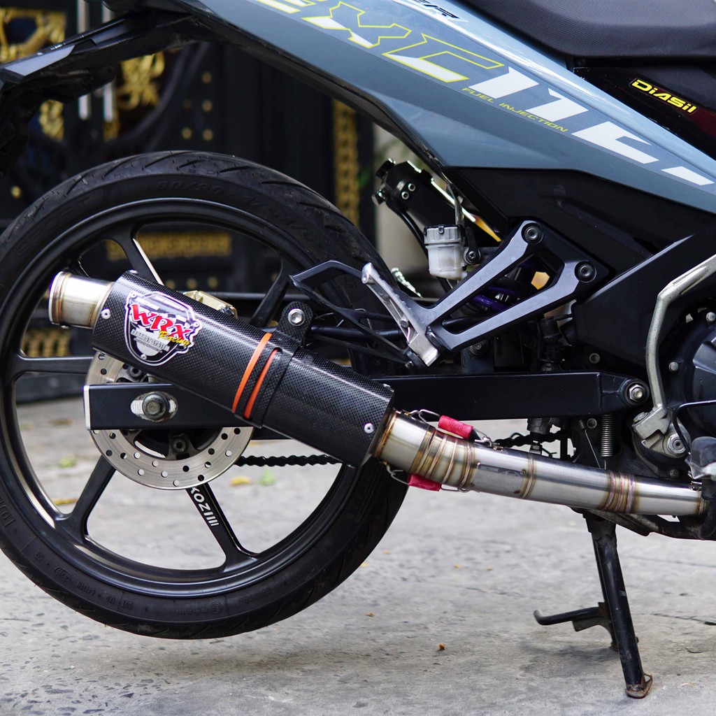Pô WRX GP K2 tròn - Carbon