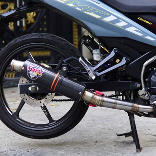 Pô WRX GP K2 tròn - Carbon