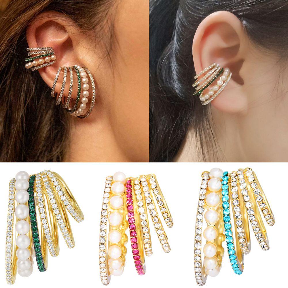 1 Khuyên Tai Đeo Vành Thời Trang Cá Tính|Chữ C Chất Lượng Cao Tiện Lợi Dễ Sử Dụng