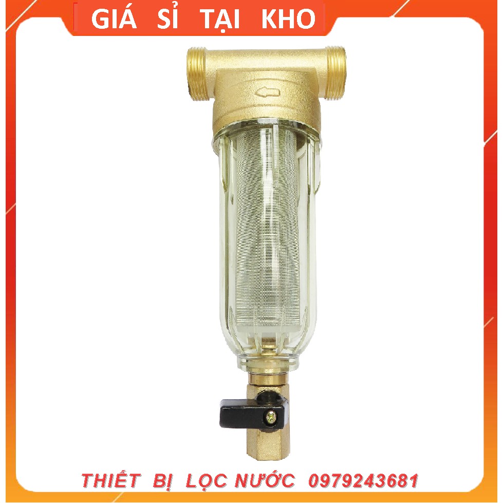 BỘ LỌC NƯỚC ĐẦU NGUỒN REN ĐỒNG Ren 21