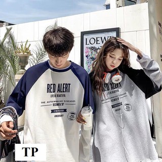 Áo dài tay "red alert" unisex