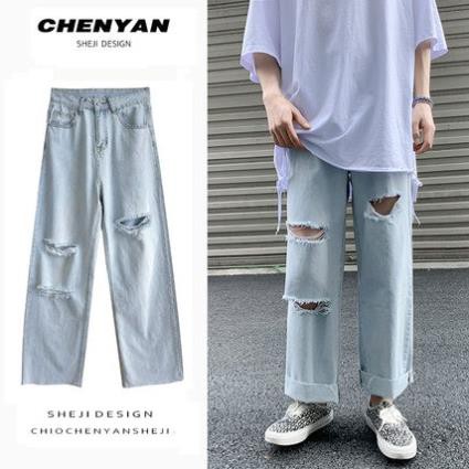 Quần baggy jean nam nữ - Form rộng - Giá rẻ - Kèm ảnh thật - Cam kết đổi trả free với hàng lỗi-N20