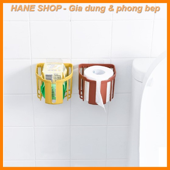 Giỏ Đựng Giấy Vệ Sinh - Giỏ Treo Tường Đựng Khăn Giấy Phòng Tắm Phòng Bếp