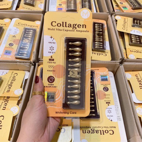 Viên Collagen tươi JM Collagen Multi Vita Capsule Ampoule Whitening Care
