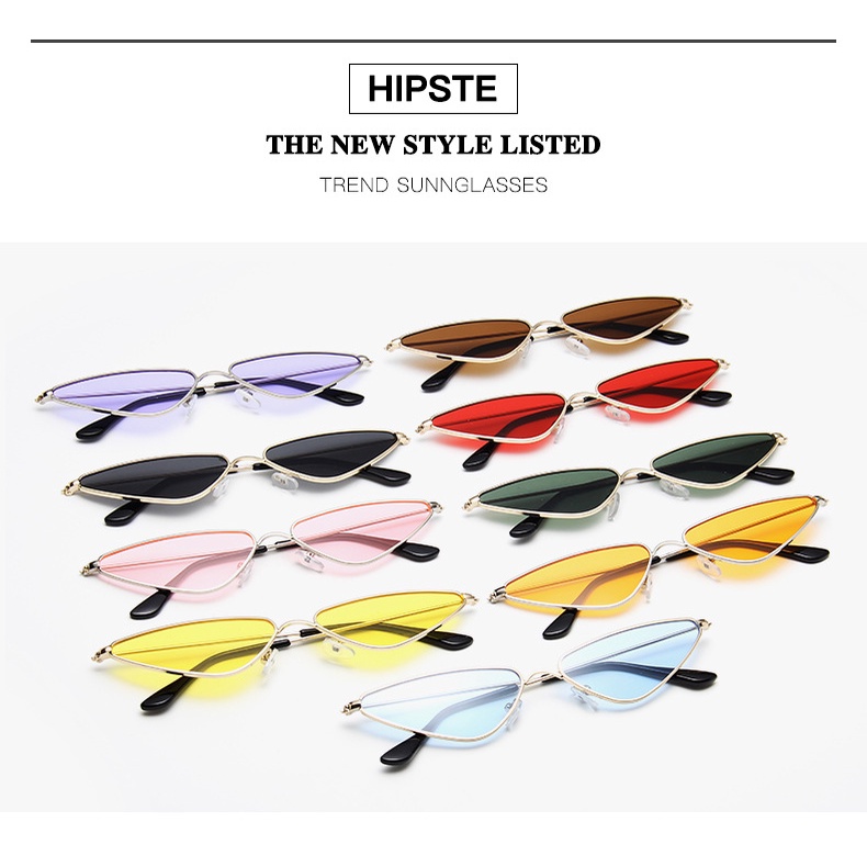 Kính mát mắt mèo nhiều màu sắc thời trang unisex năm 2021