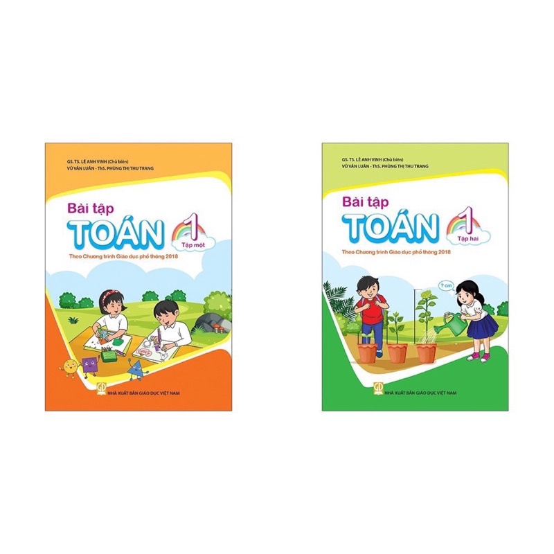 Sách - (Combo 2 tập) Bài Tập Toán Lớp 1