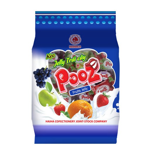 Kẹo Jelly Trái Cây Pooz Hải Hà Gói 350g