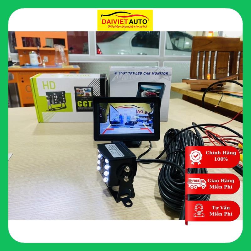 Bộ Cam Lùi Xe Tải 12-24V, xe Ben, xe buýt, xe Công trình Đại việt auto Việt Bắc Car