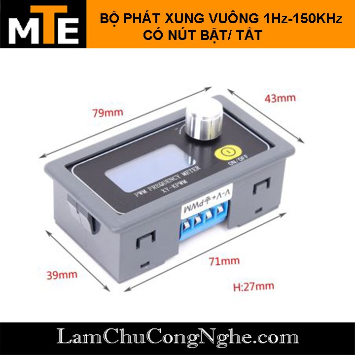 Mạch tạo xung vuông XY-KPWM 1Hz-150Khz