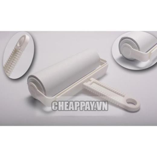 Combo 01 Lăn Bụi Có Nắp Đậy 10cm + 02 Cuộn Thay Thế