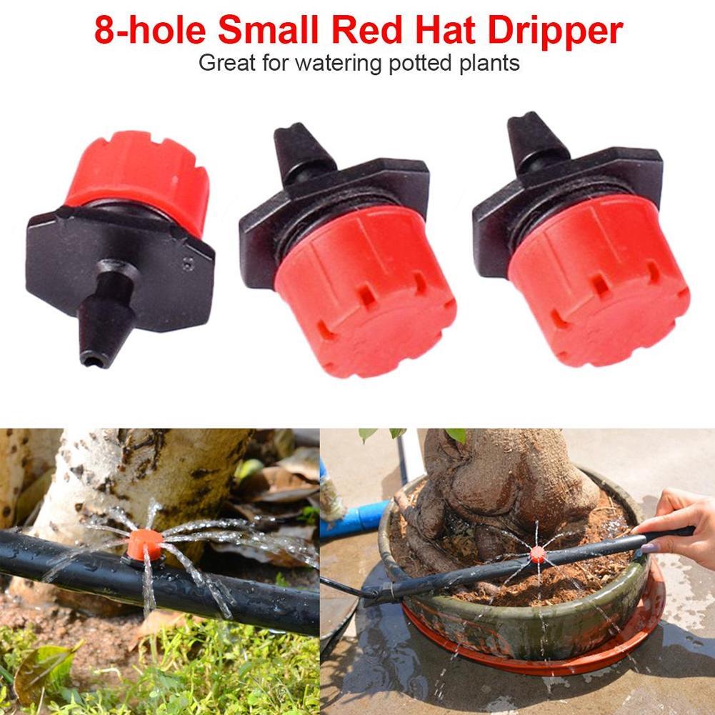 Vòi tưới nhỏ giọt 8 lỗ tiết kiệm nước chống tắc nghẽn dễ dàng làm sạch có thể điều chỉnh