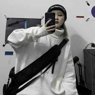 [ CÓ SẴN ] ÁO LEN CỔ LỌ UNISEX