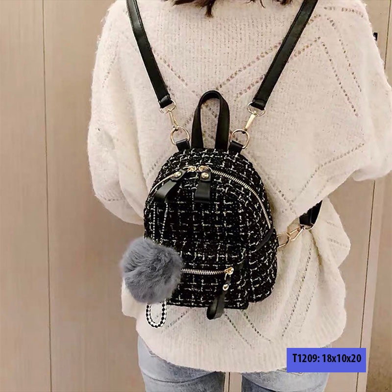 Balo mini dạ cho nữ đi làm, đi chơi đẹp phong cách hàn quốc T1209