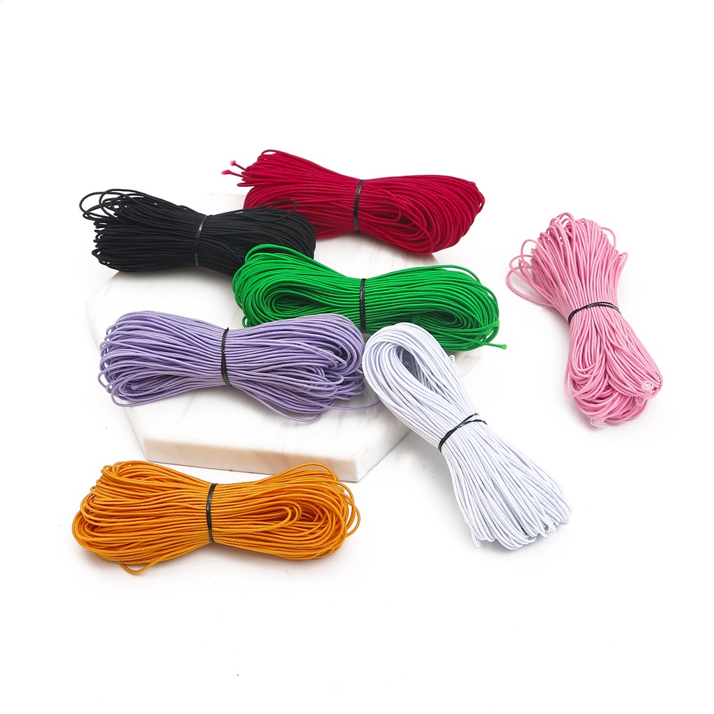 Cuộn dây xỏ trang sức nhiều màu dài 25m 1mm tự làm thủ công