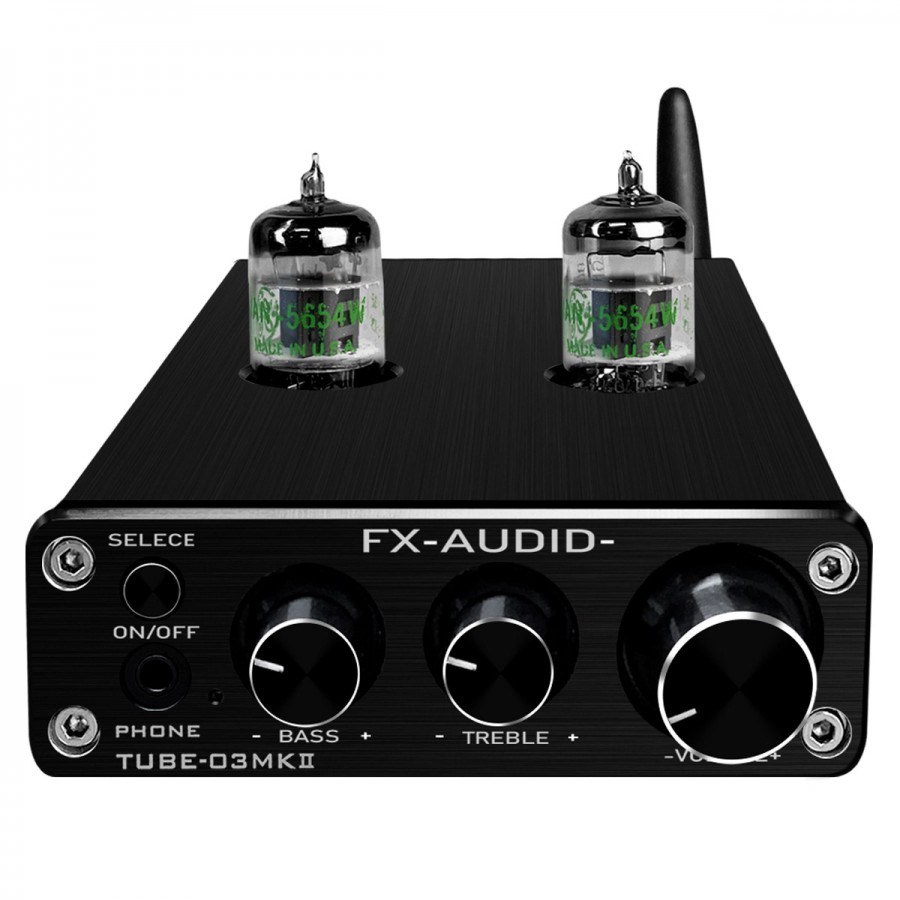 Ampli Đèn 6J1 Preamplifier, Chỉnh Bass-Treble Bluetooth 5.0 FX-Audio TUBE-03 MKII - Hàng Chính Hãng cao cấp