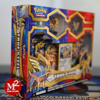 Hộp thẻ bài Sword Shield Darkness Ablaze True Steel Premium Collection - Zamazenta