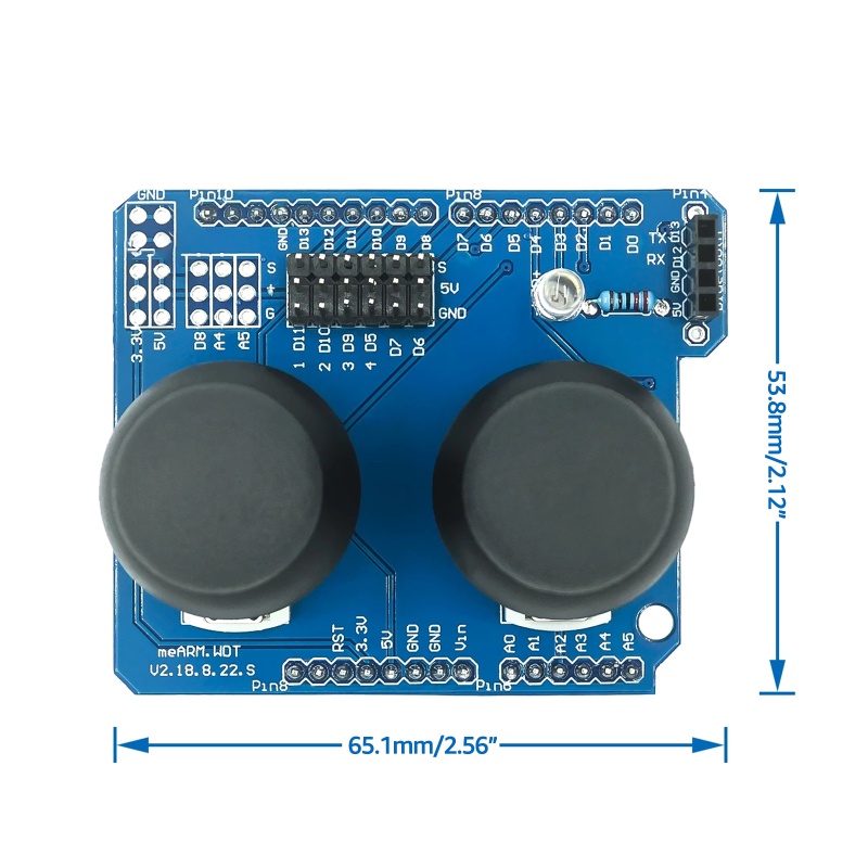 Mô-đun Nút Bấm Điều Khiển Trò Chơi Kép Cho Ps2 Dual-axis