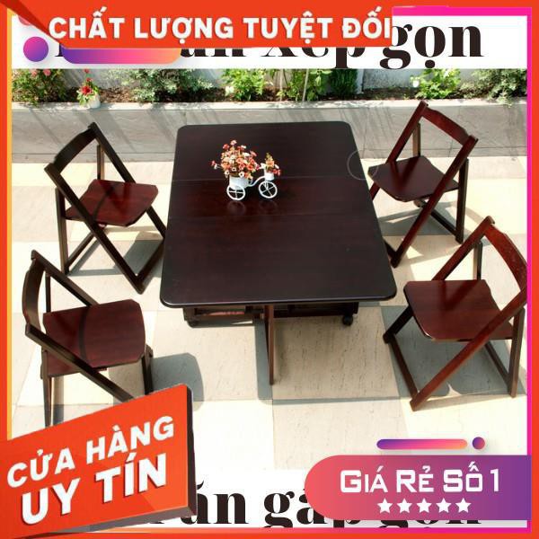 Bộ bàn ăn thông minh , xếp gọn , gấp gọn cao cấp