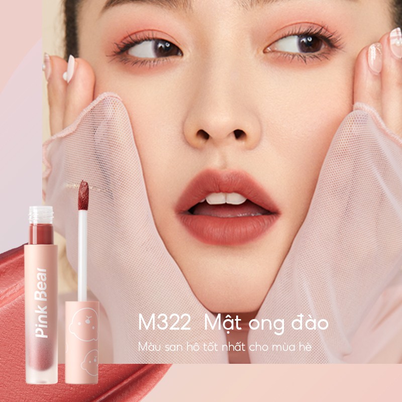 Perfect Diary Son kem Pink Bear màu nhung lì lâu trôi bền màu gồm 8 màu tùy chọn 2.5g | BigBuy360 - bigbuy360.vn