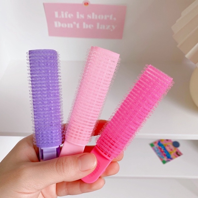 Lô uốn tóc mái tự dínhFREESHIP Kẹp phồng chân tóc mái Hàn Quốc tạo được nhiều kiểu tóc thời trang