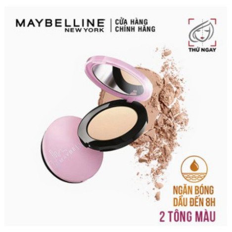 Phấn phủ mịn da kiềm dầu ngăn bóng nhờn 8h Maybelline New York Clear Smooth All In One Pressed Powder 9g