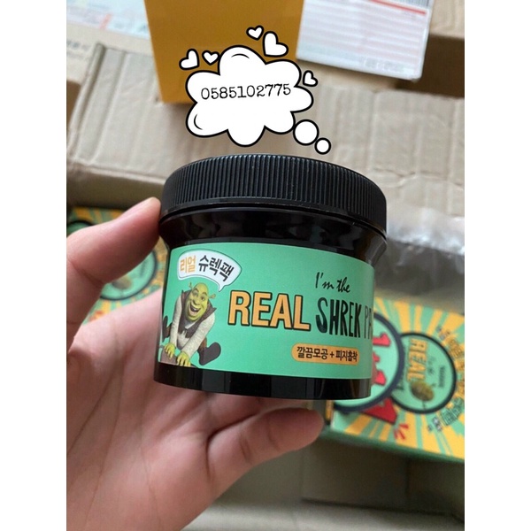 Mặt Nạ Đất Sét Bạc Hà Shrek Pack I’m The Real 110g